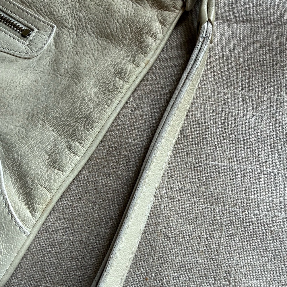 BALENCIAGA 2004/05 City/First Moto Flat Case Clutch w/Strap in White - Picture 10 of 16